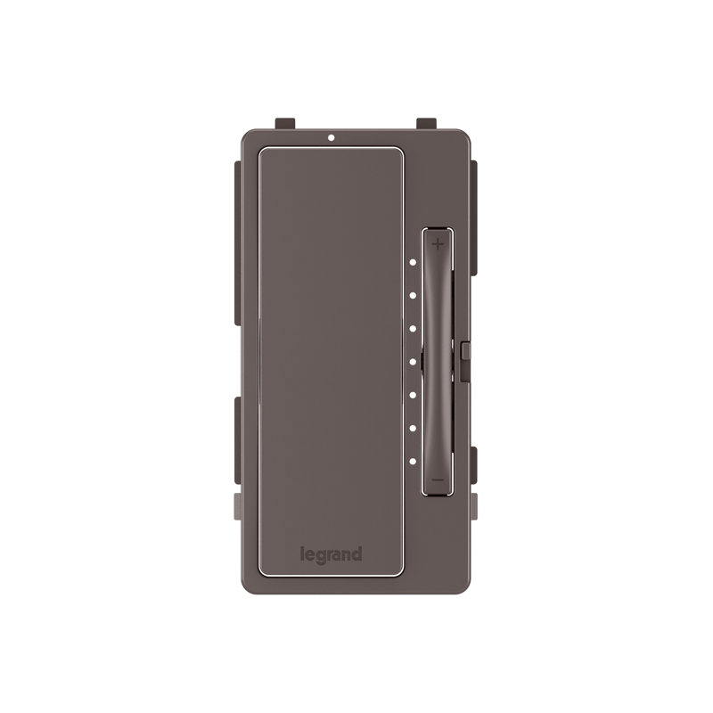 Radiant Multi-Location Dimmer Faceplate, Brown