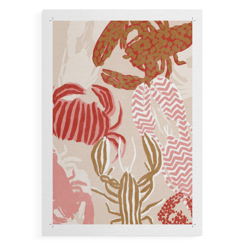 Sandy Claws I - Impression sur toile seulement - NON-CADRE, H 18 po x l 12 po