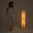 Parker 48 in. Farmhouse 2-Light LED Energy Efficient Floor Lamp with Beige Fabric Cylinder Shade