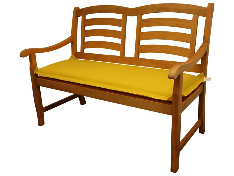 Premium Garden Bench Cushion, Yellow