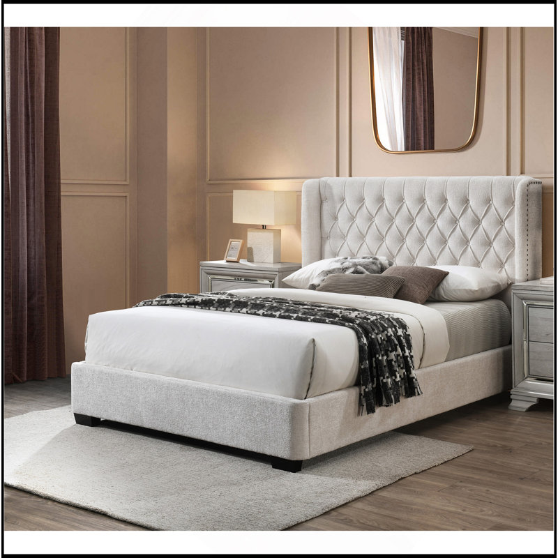 Tête de lit tapissier 1pc, Grand lit