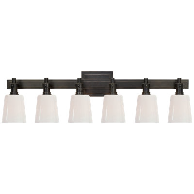 Thomas O'Brien Bryant Six-Light Linear Bath Sconce