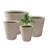 Wurster 4 Piece 20.9", 17.7", 15" and 12.6"H Cylindrical Lightweight Concrete Modern Planters, Outdoor Indoor Large Planter Pots Containers with Drainage Holes Set-683917201