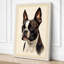 Boston Terrier Portrait Minimalist - Wrapped Canvas-1561529950-1561529943