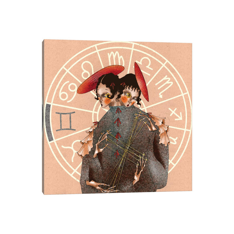 Gemini by DEMÖ - Wrapped Canvas Gallery-Wrapped Canvas Giclée, 93.98 cm H x 93.98 cm W x 1.91 cm D