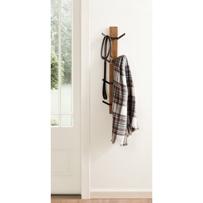 Vertical Wall-Mounted Coat Rack