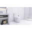 Toilette allongée une pièce - blanc