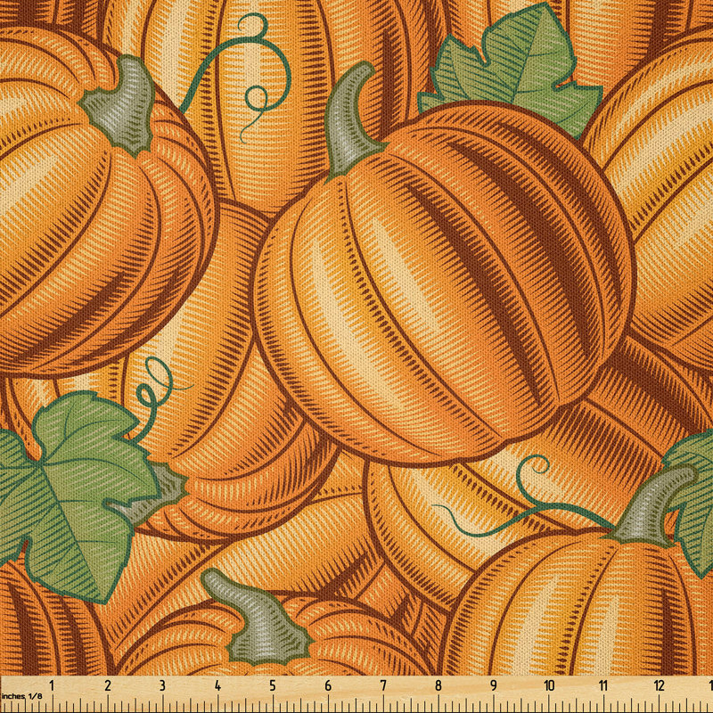Alibay Vibrant Colored Pumkins Fabric