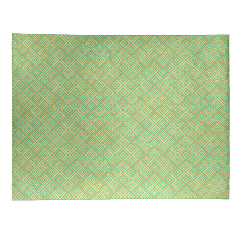 Tapis de zone verte en treillis carré, Rectangle 3 pi x 5 pi