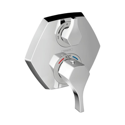 Garniture de robinet thermostatique à mémoire de température à 2 poignées de 7 po Hansgrohe Locarno