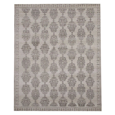 Tapis gris moderne 8 x 10
