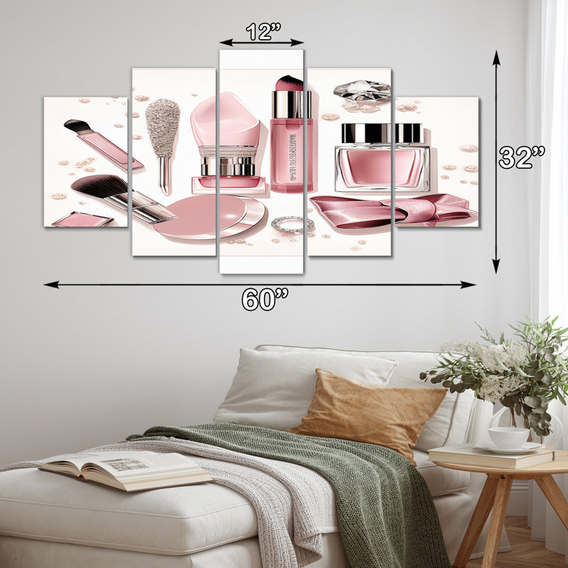 Godfrey - impression sur toile tendance - 5 panneaux