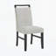 Ensemble de 2 chaises de salle à manger rembourrées contemporaines à dossier standard de hauteur standard
