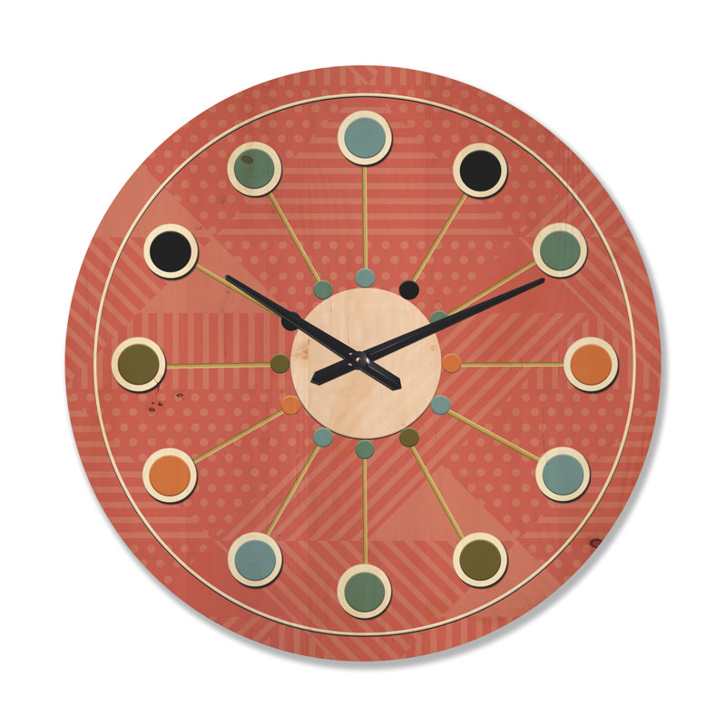 Solid Wood Wall Clock, Extra Large