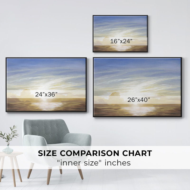 «Luminous Waters III», reproduction d'art sur toile, Noir, H 17 po x l 25 po x P 2 po