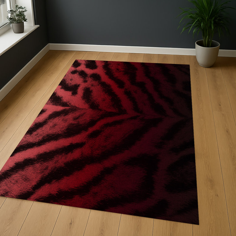 Abstract Area Rug, Rectangle 140 x 200 cm