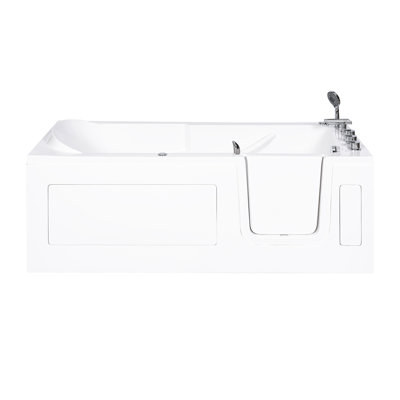 Abberton 1700mm x 760mm Freestanding Acrylic Bathtub