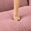 Canapé confortable en polyester avec accoudoirs confortables pour la détente