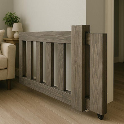 Barrière de sécurité intérieure en bois moderne