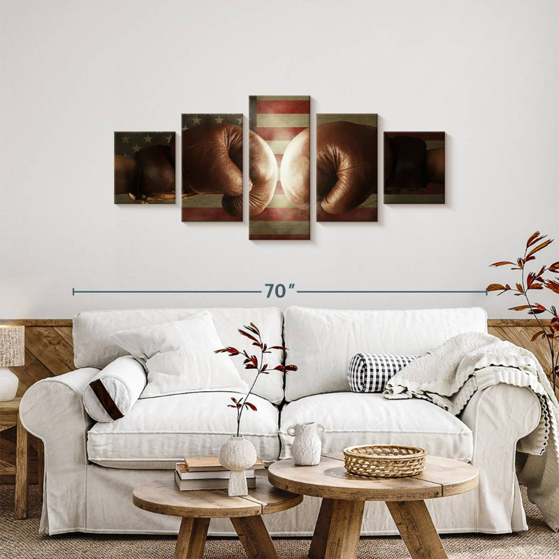 Boxing Fist Bump, 24" H x 55" W