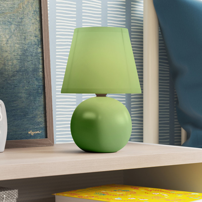 Amishi Ceramic Table Lamp, Gray, No