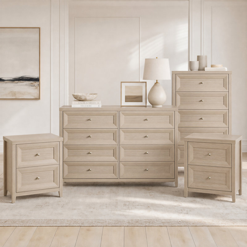 Piece Bedroom Set, Honey Oak