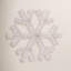 Flocon de neige DEL H 24 po