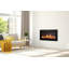 Orlando Adam Black Electric Fireplace Insert-112545244