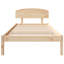 Vidaxl Bed Frame With Headboard Solid Pine Wood-113970896-113970900