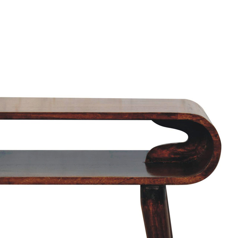 Console en bois massif noyer de Californie Amaya