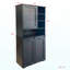 Laundry Cabinet With Doors And Shelf, Tilt-Out Laundry Hamper, Multiple Storage Space, Freestanding Style, Open Shelve, Adjustable Shelf