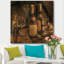 Traditional 'Vintage Wine Cellar - Impression sur bois-37113865