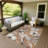 Machine Washable Indoor/Outdoor London ACN2260 Floral Rug-757313706