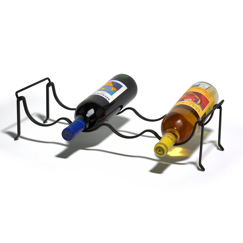 Tabletop Wine Bottle Rack in Black