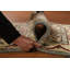 Tapis de vestibule oriental géométrique Oushak 2x3