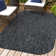Montalvo Modern Minimalist Radius Corner Solid Dark Gray Indoor/Outdoor Rug