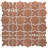Sentier Des Cotto Star W/Cross 11-7/8 In. X 11-7/8 In. Porcelain Mosaic Tile