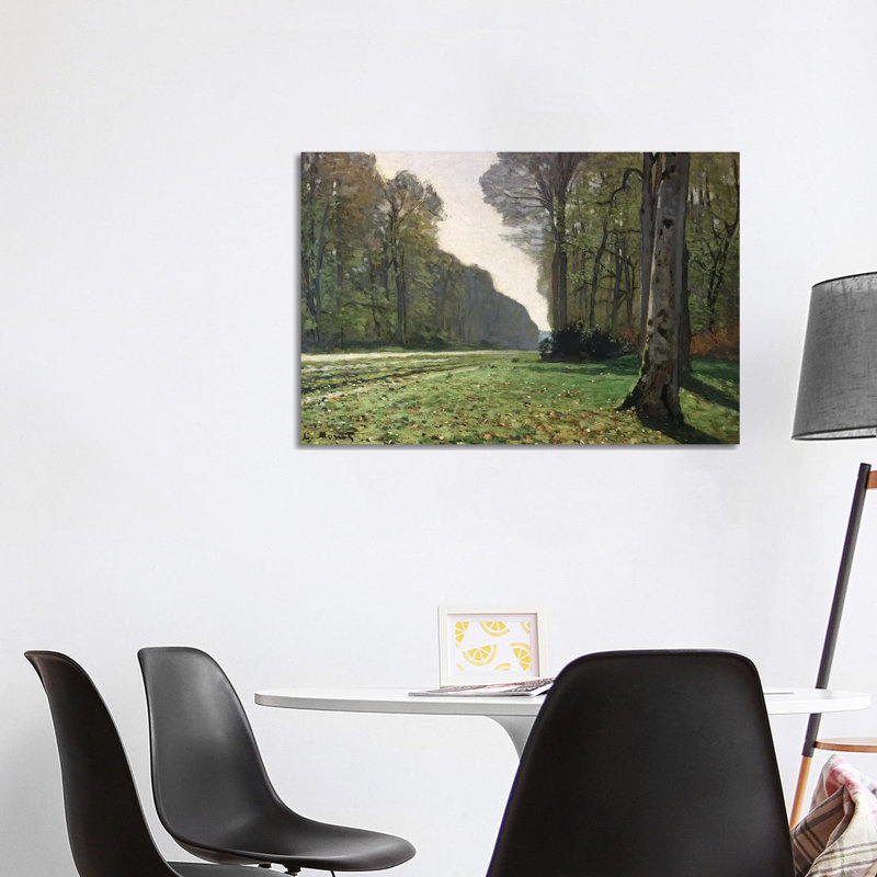 The Road to Bas-Breau, Fontainebleau - Giclée sur toile tendue avec châssis, H 26 po x l 40 po