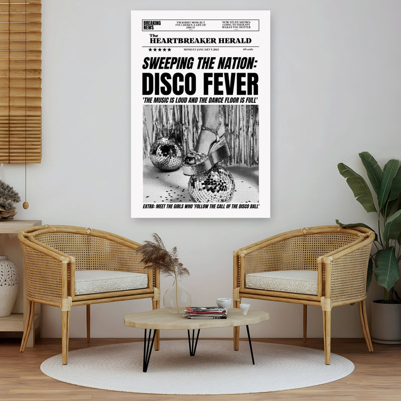 Plateforme chaussure disco rétro, impression d'art mural rétro, H 60 po x l 40 po