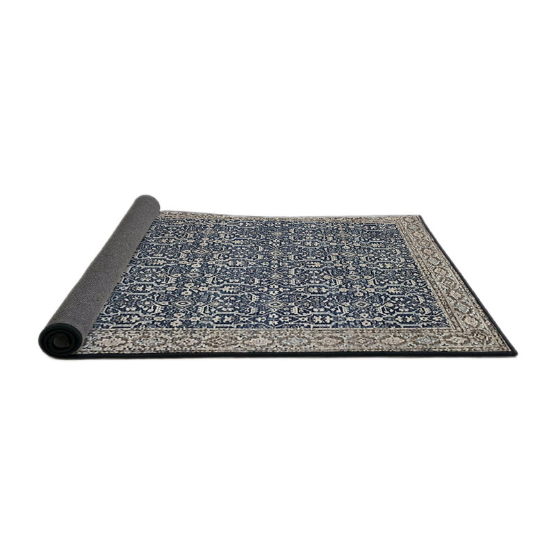 Tapis bleu / beige Thorbiorn, Rond 6 pi