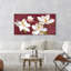 Shabby Elegance Style: Burgundy Magnolia by Luca Villa - Wrapped Canvas Painting-387257850
