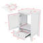 Meuble-lavabo de 20 po avec lavabo, armoire autoportante avec porte en verre à fermeture douce et un tiroir, meuble-lavabo en bois massif