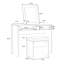 Violette Dressing Table with Mirror-1156312272