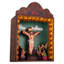 Retable en bois et céramique fait à la main Novica Crucifixion