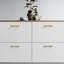 Poignées d'armoire, poignées de tiroir de commode pour la quincaillerie de la porte de l'armoire de la salle de bain-113409426-113409425