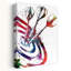 Fléchettes colorées, art abstrait coloré coloré-129146431