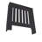 Rio Radiator Cover with Vertical Slats, Freestanding Radiator Cabinet,Wenge-113630604