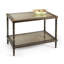 Cane Glass Cocktail Table