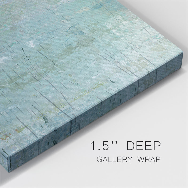 Toile tendue abstraite «I-Gallery» Watergarden, H 24 po x l 24 po