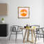 "Peachy Fruit", art mural encadré "Floater" par Ashley Singleton-989580429-989580438